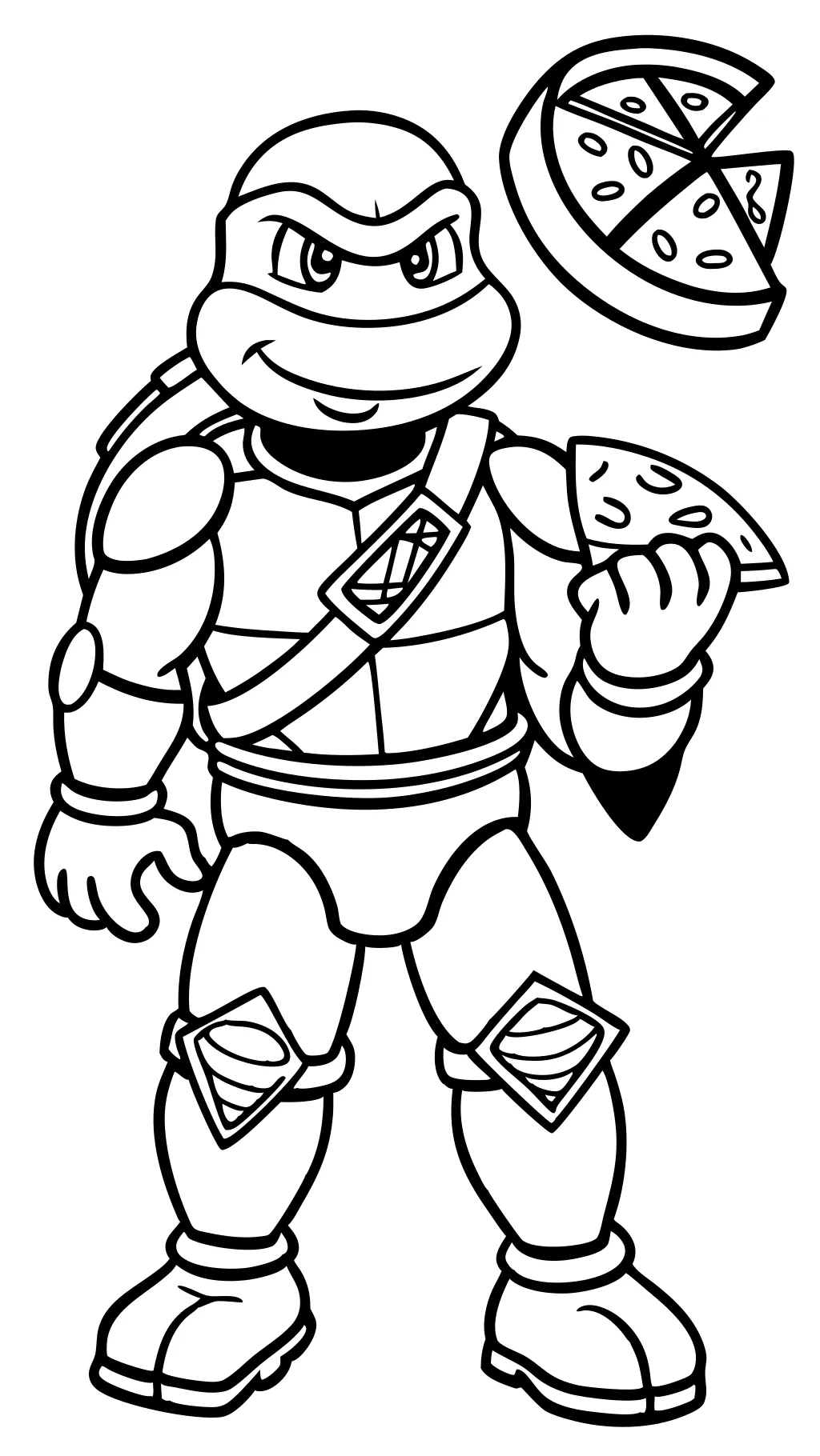 tmnt mikey rise coloring pages